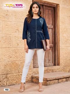 Tips & tops viana short top brand kurti in wholesale